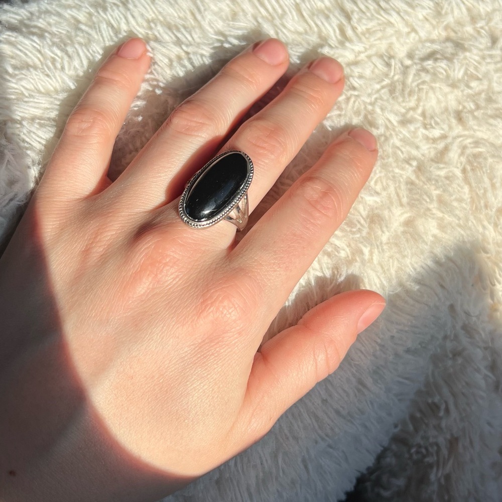 Black & Silver Ring